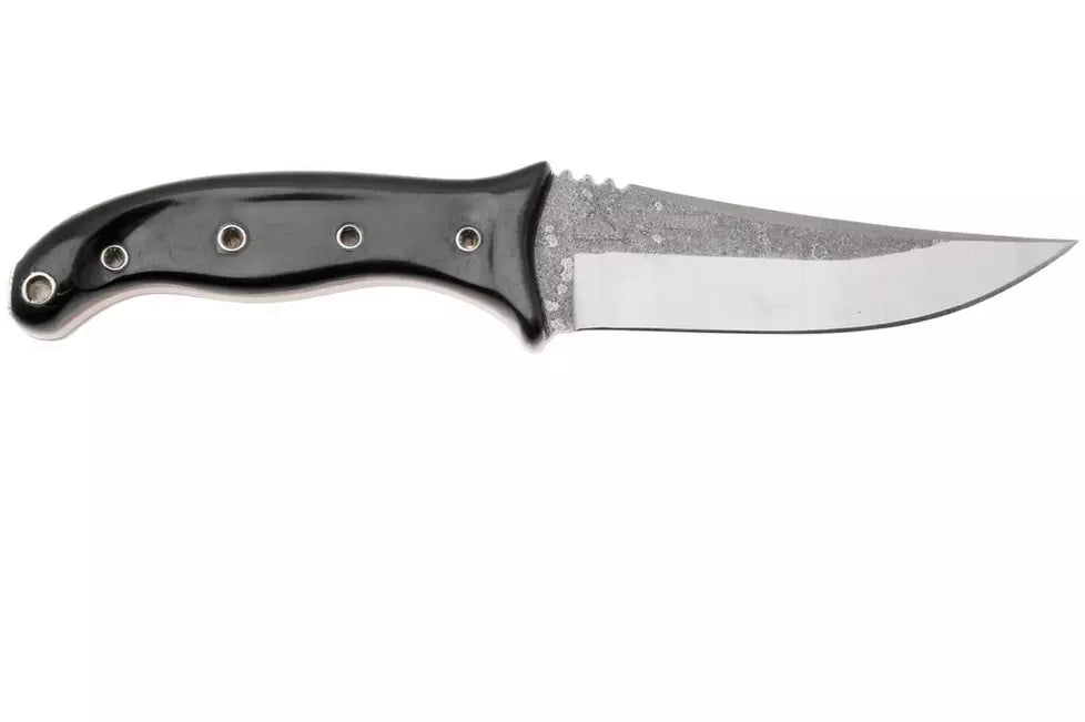 Condor Pandur CTK1818-4.52HC, Natural 1075 Carbon Steel, Black Paper Micarta, fixed knife, Tony Lennartz design
