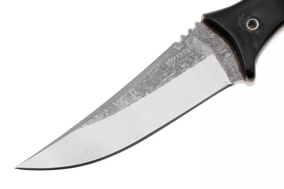 Condor Pandur CTK1818-4.52HC, Natural 1075 Carbon Steel, Black Paper Micarta, fixed knife, Tony Lennartz design
