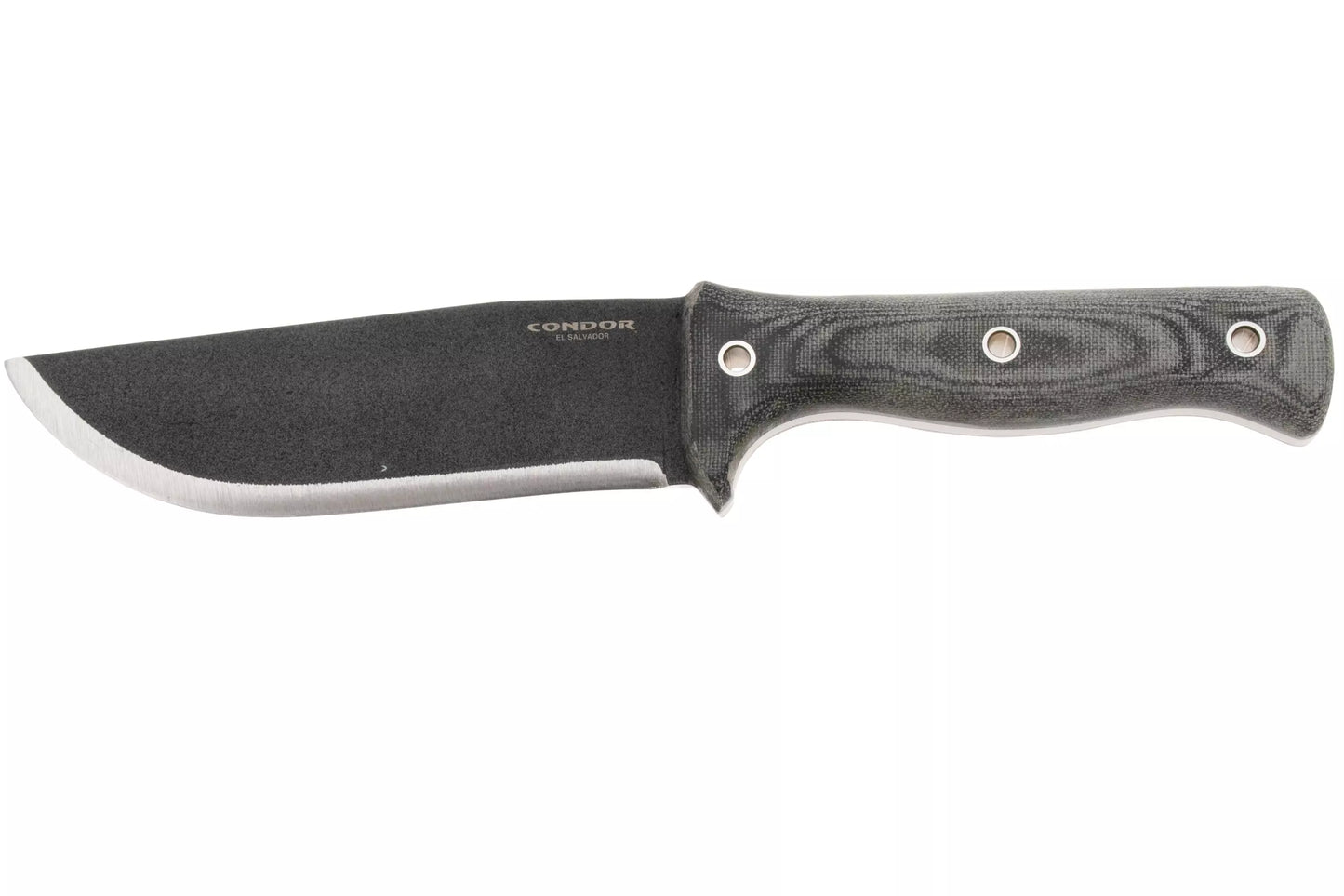 Condor Crotalus CTK257-5.5HC Powdercoated 1075, Green Micarta, fixed knife

