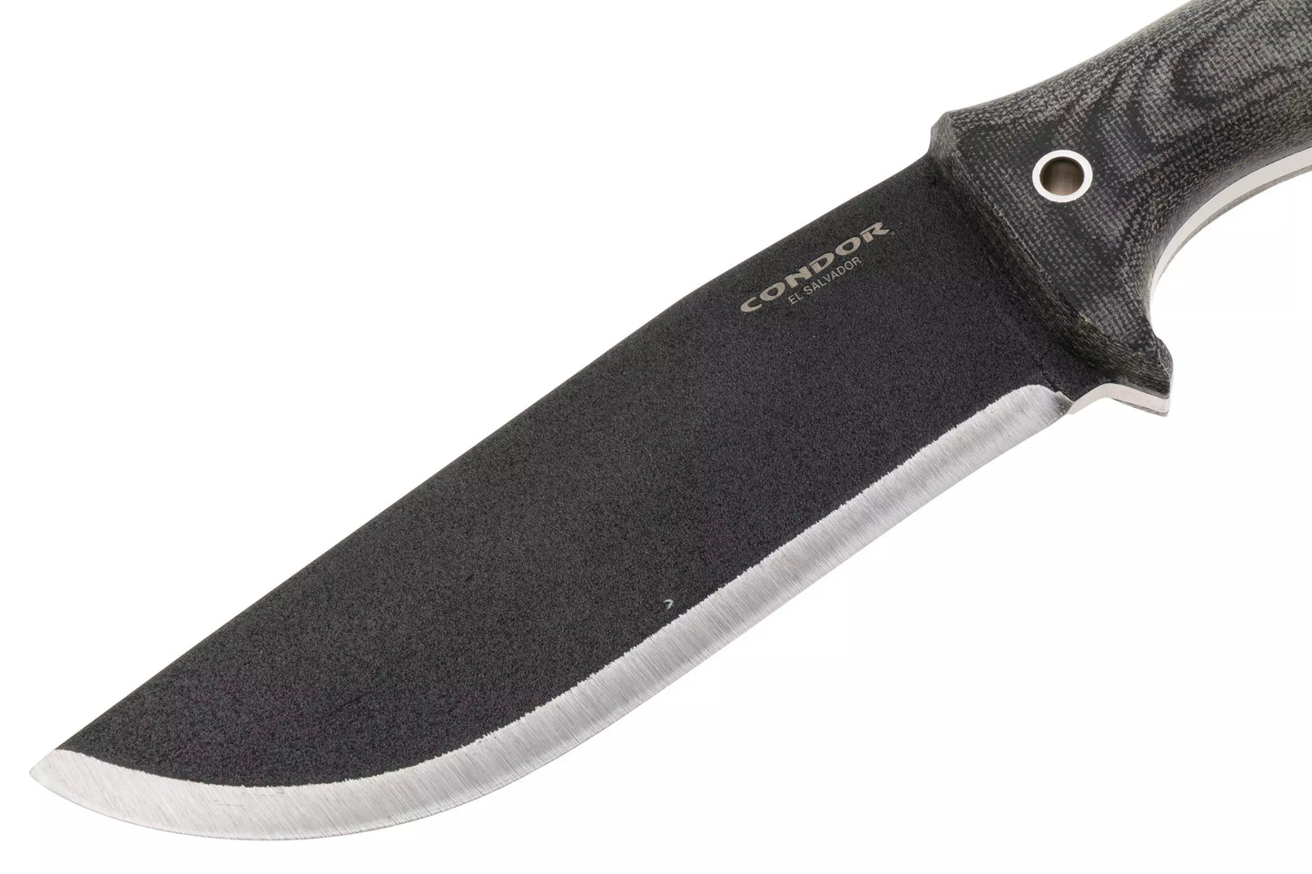 Condor Crotalus CTK257-5.5HC Powdercoated 1075, Green Micarta, fixed knife
