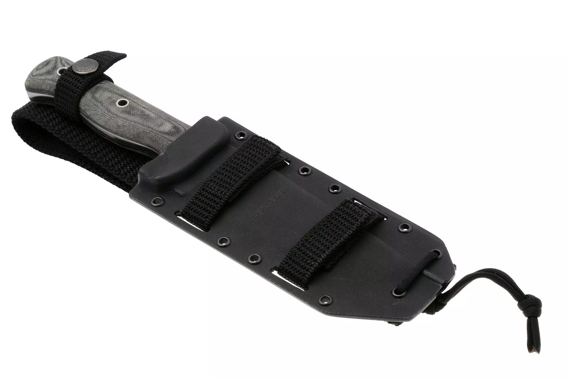 Condor Crotalus CTK257-5.5HC Powdercoated 1075, Green Micarta, fixed knife
