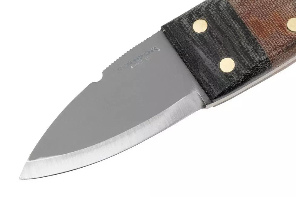Condor Primitive Bush Dagger CTK3923-2.6HC Bead Blasted 1075, Micarta, bushcraft knife
