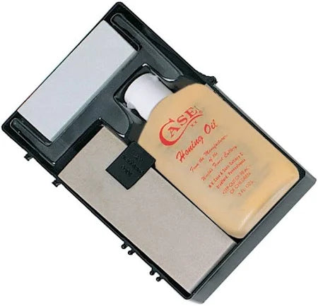 Case 924 Sportsman's Honing Kit with Hinged Plastic Storage Box
