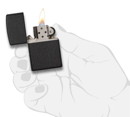 Zippo Classic Black Crackle® Windproof Lighter