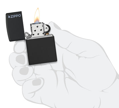 Classic Black Matte with Zippo Logo