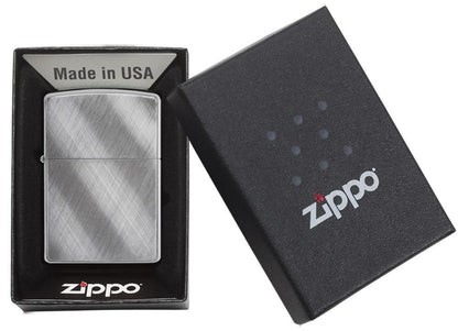 Classic Diagonal Weave Chrome Windproof Lighter – Zippo UK