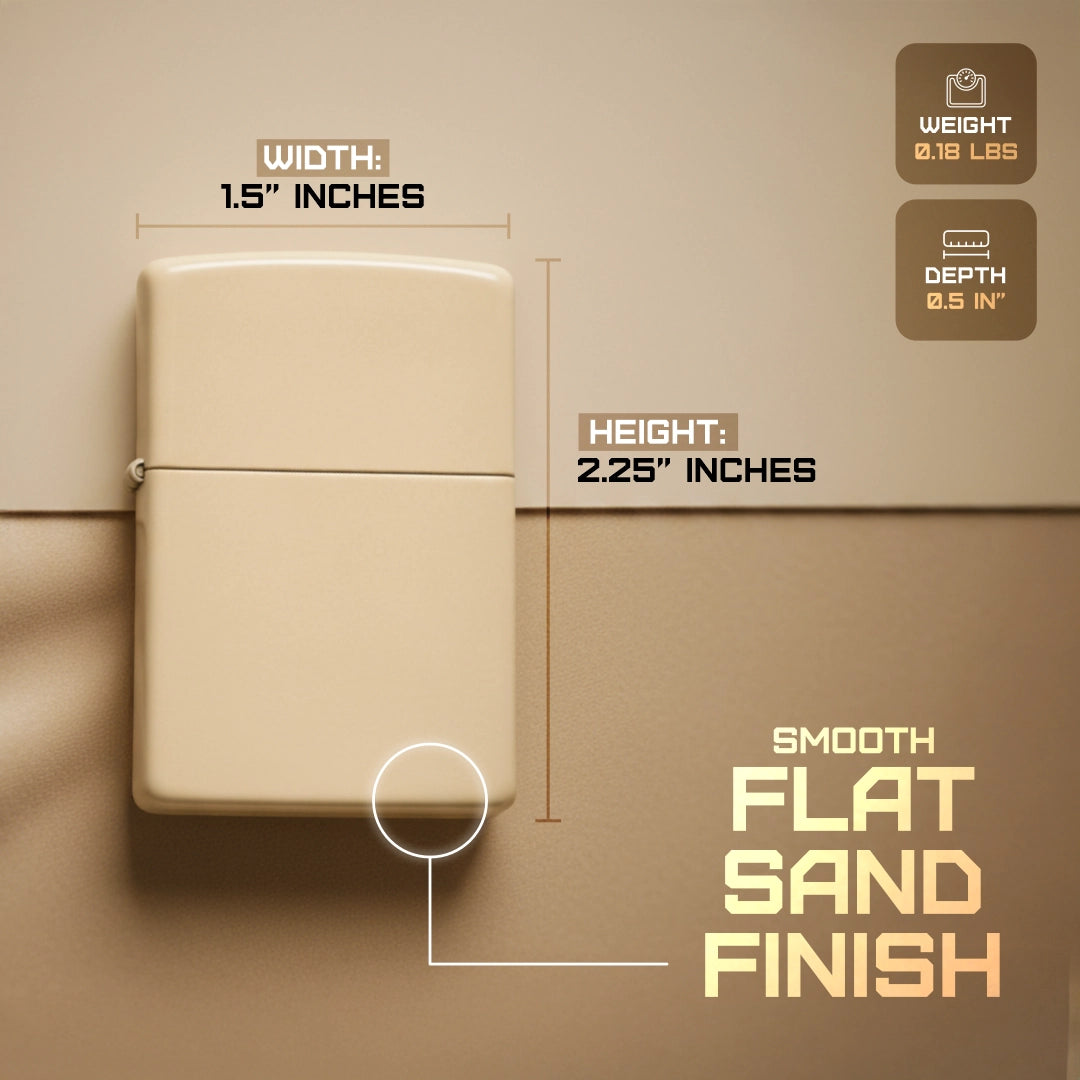 Zippo Classic Flat Sand 49453 by Zippo