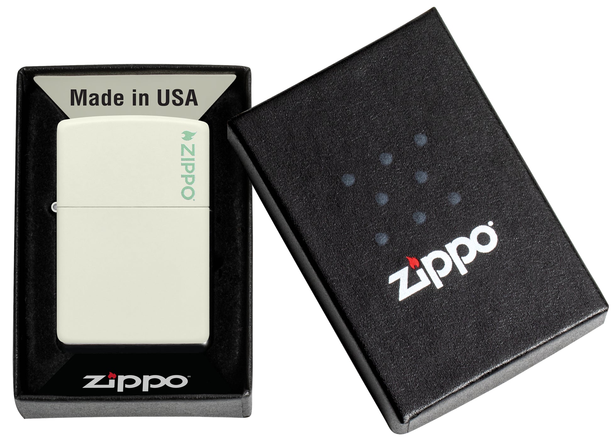 Classic Glow In The Dark Zippo Logo Windproof Lighter –  Made in USA - Shop now at Mjoutdoorsgear UK