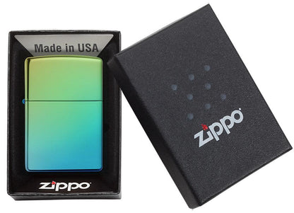 Classic High Polish Teal Zippo Lighter