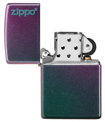Zippo Classic Iridescent Zippo Logo Windproof Lighter