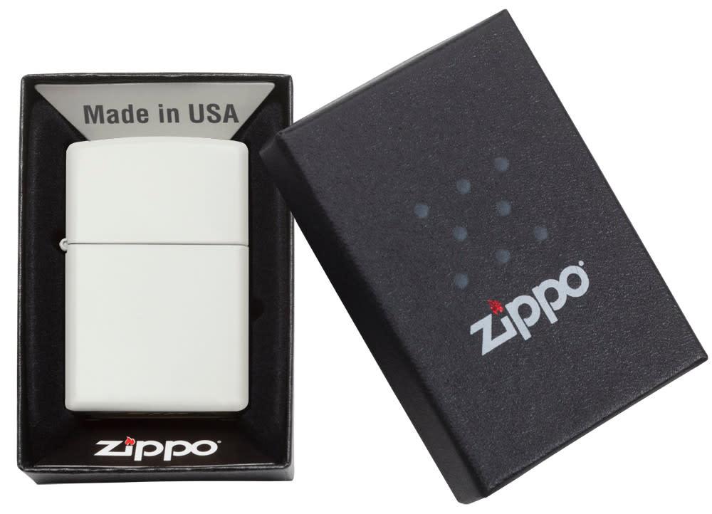 Zippo Classic White Matte Windproof Lighter