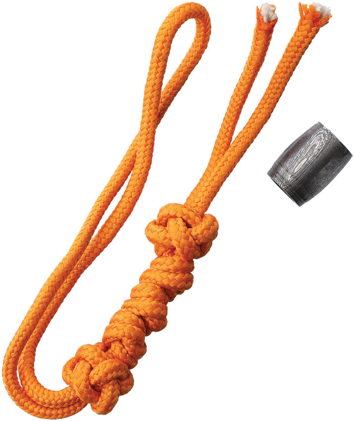 Damascus Bead Lanyard Orange - lanyard accessory - image 1