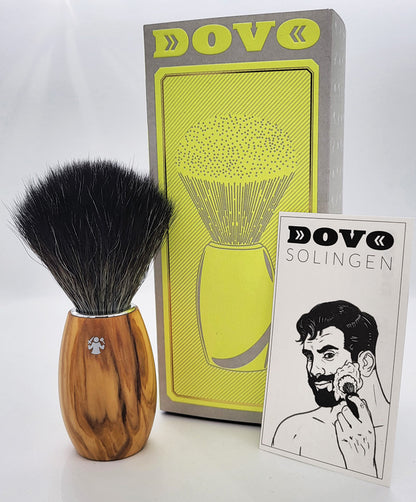 Dovo Shaving Brush Olive Wood - gear storage accessory - image 3