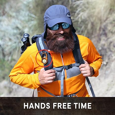Dakota Watch Company Mini Clip Microlight Watch Orange - shop now at Mjoutdoorsgear UK