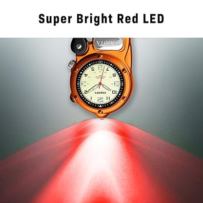 Dakota Watch Company Mini Clip Microlight Watch Orange - shop now at Mjoutdoorsgear UK