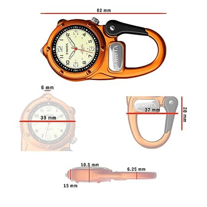Dakota Watch Company Mini Clip Microlight Watch Orange - shop now at Mjoutdoorsgear UK
