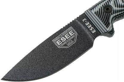 Esee Model 3 3D Fixed Blade Black 
