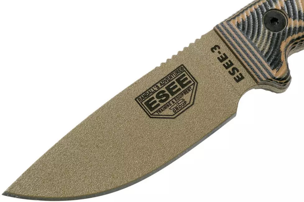 ESEE 3PMDE005 Model 3 3D Fixed Blade Coyote