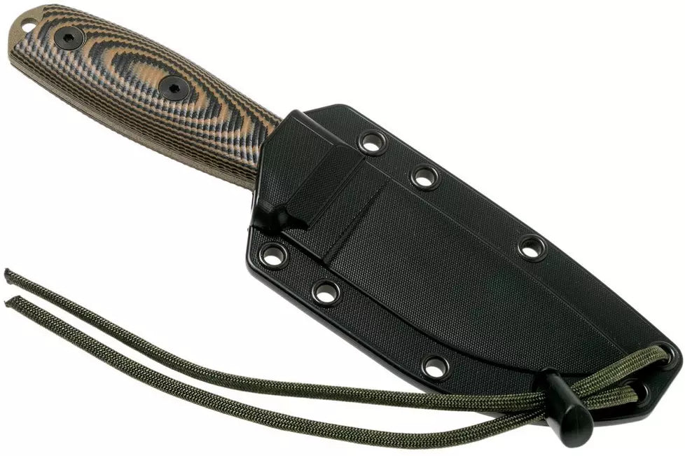ESEE Knives ESEE-3PMDE-005 Fixed Blade Knife Coyote/Black G-10 (3.9″ DE)