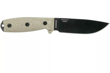 ESEE Model 4 3D Micarta Black Plain Edge Knife (4PB-017)
