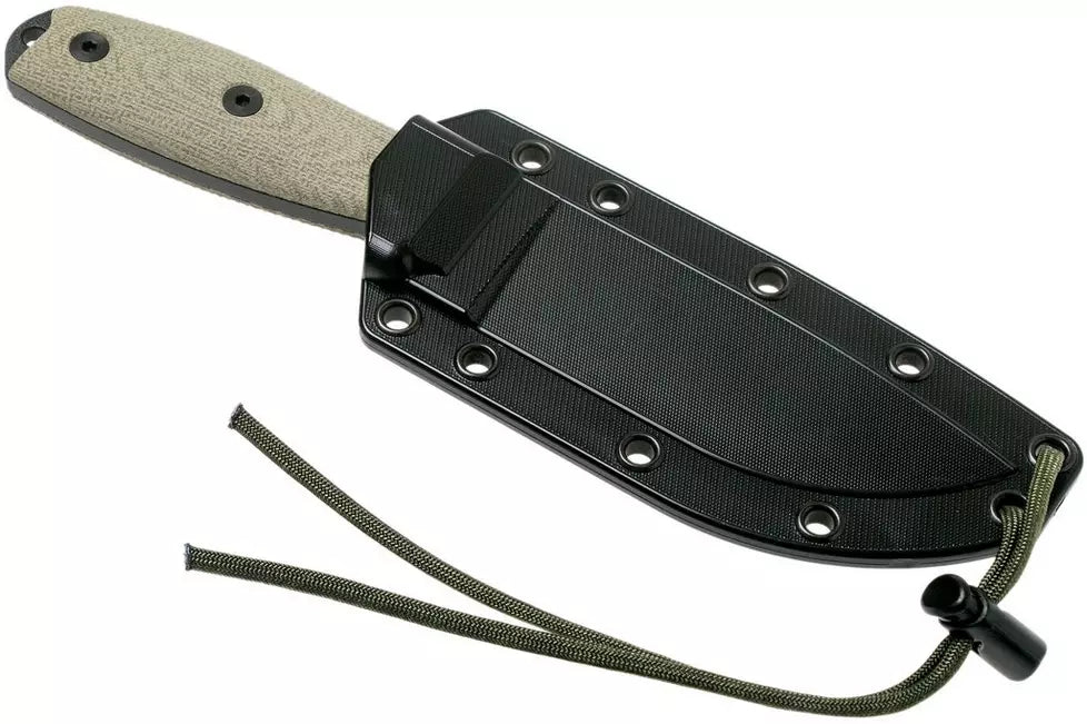 ESEE-4 3D Handle-Green Micarta (4.50" Black 1095) ESEE-4PB-017
