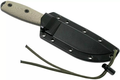 ESEE-4 3D Handle-Green Micarta (4.50" Black 1095) ESEE-4PB-017
