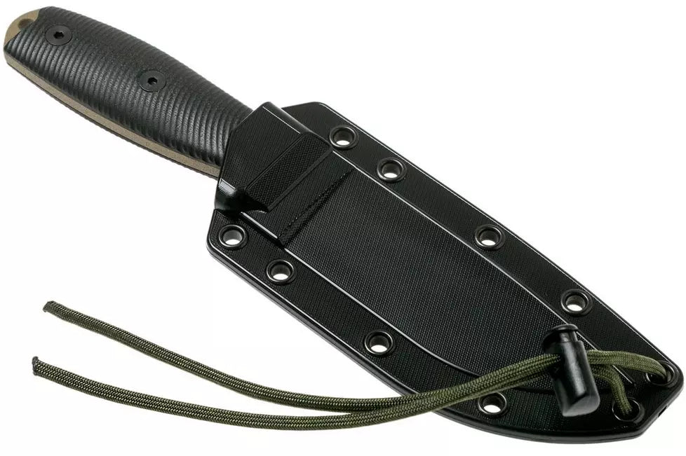 ESEE Model 4 Dark Earth Blade 3D Black G10 survival knife 4PDE-001 black sheath