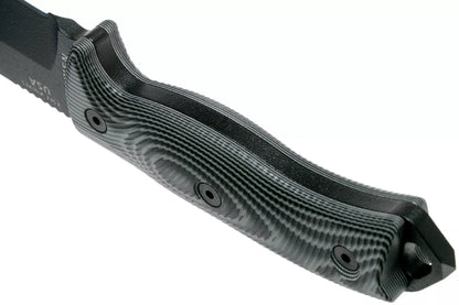 ESEE Model 5 Black Blade 3D Grey-Black G10 survival knife 5PB-002 kydex sheath + clip plate
