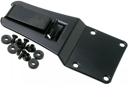 ESEE Model 5 Dark Earth Blade 3D Coyote-Black G10 survival knife 5PDE-005 kydex sheath + clip plate
