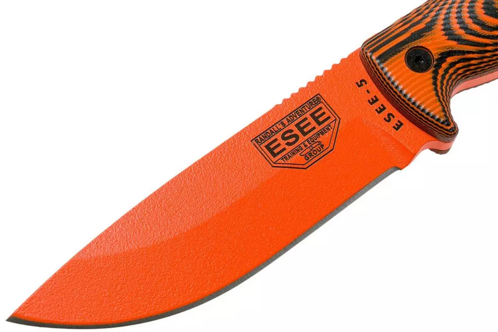 Esee-6 3d Handle Orange 1095 Carbon Steel Knives