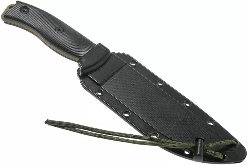 ESEE Model 6 Dark Earth Blade 3D Black G10 survival knife black sheath
