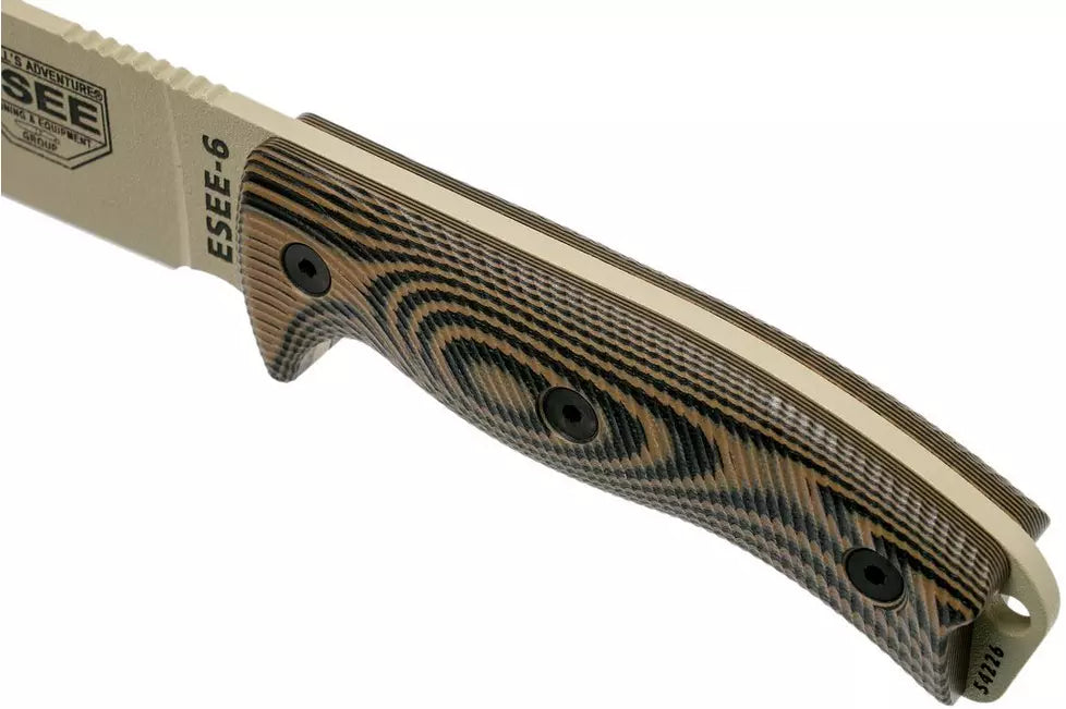 Esee Model 6 Tan 6PDT-005 | Fixed Blade Knife
