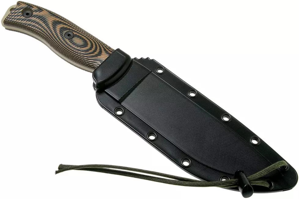 ESEE Model 6 Desert Tan Blade 3D Coyote-Black G10 survival knife 6PDT-005 black sheath + clip plate
