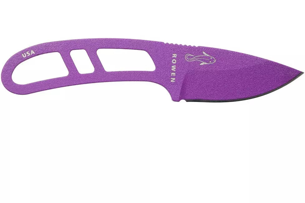 Esee Candiru CAN-PURP-E neck knife 5.1cm carbon steel blade openwork violet steel handle + sheath
