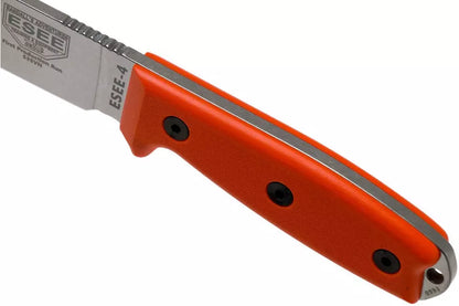 ESEE Model 4 S35VN G10 Orange Plain Edge Knife (4P35V-OR)

