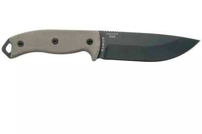 ESEE Model 5 Tactical Gunsmoke, desert tan handle 5P-TG with kydex sheath + belt clip
