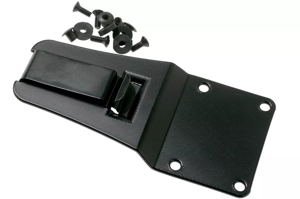 ESEE Model 5 Tactical Gunsmoke, desert tan handle 5P-TG with kydex sheath + belt clip
