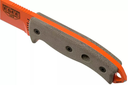 ESEE Knives ESEE-5P-OG Knife Tactical Survival Fixed Blade (5.25" Orange Plain)
