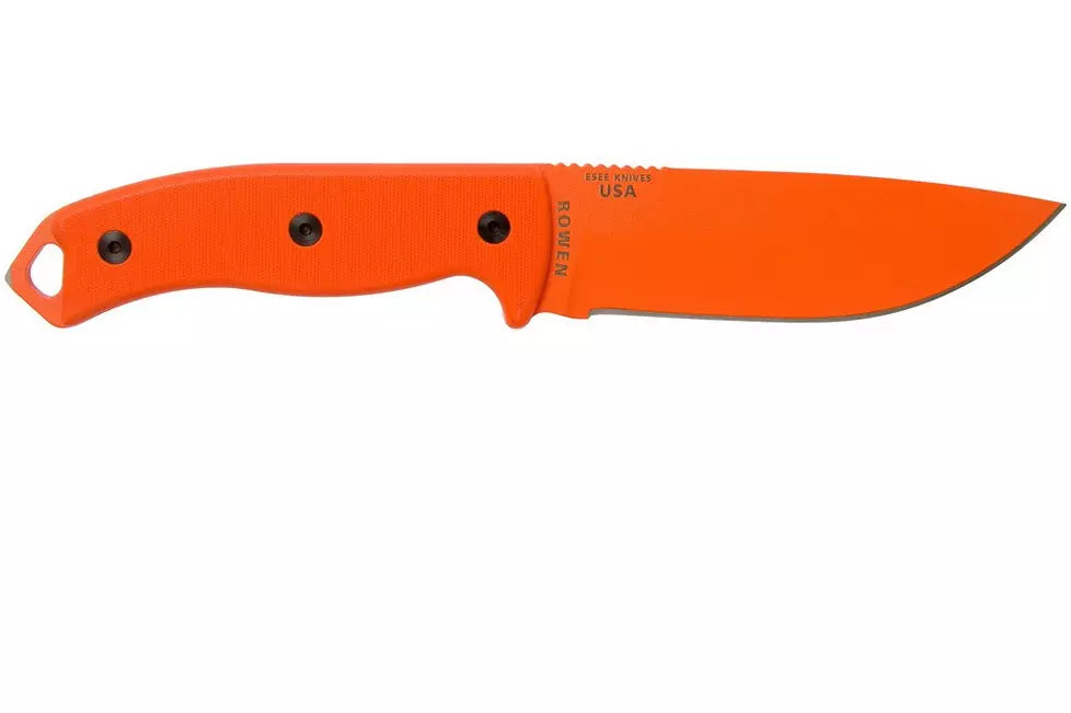 ESEE Model 5 G10 Full Orange Plain Edge Knife (5P-OR-OR)
