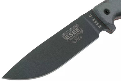 ESEE-6-Gray Micarta (6.50" Tactical Gray 1095) ESEE-6P-TG
