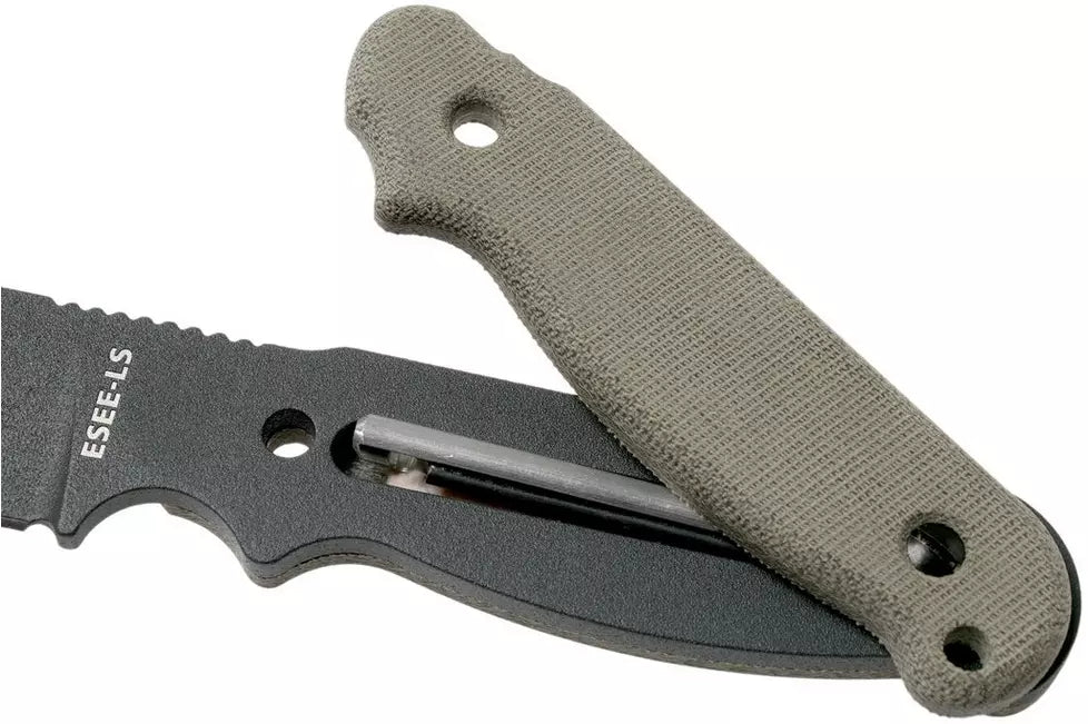ESEE LSPTG Laser Strike Gunsmoke Fixed Blade Knife
