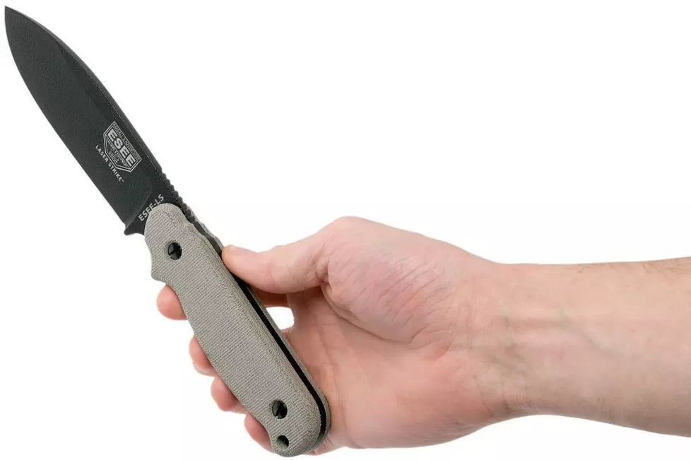ESEE Laser Strike LS-P survival knife with kydex sheath + belt clip
