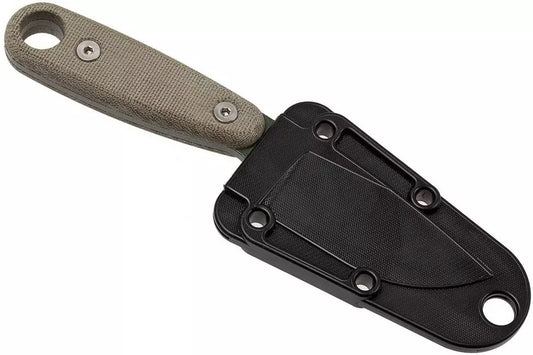 ESEE knives Izula II olive green fixed blade, survival kit
