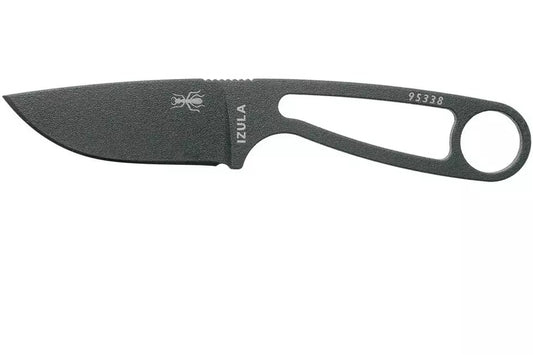 ESEE-Izula Survival Kit-Tactical Gray (2.63" Tactical Gray 1095) IZULA-TG-B-KIT | Optional Black G-10 Handle
