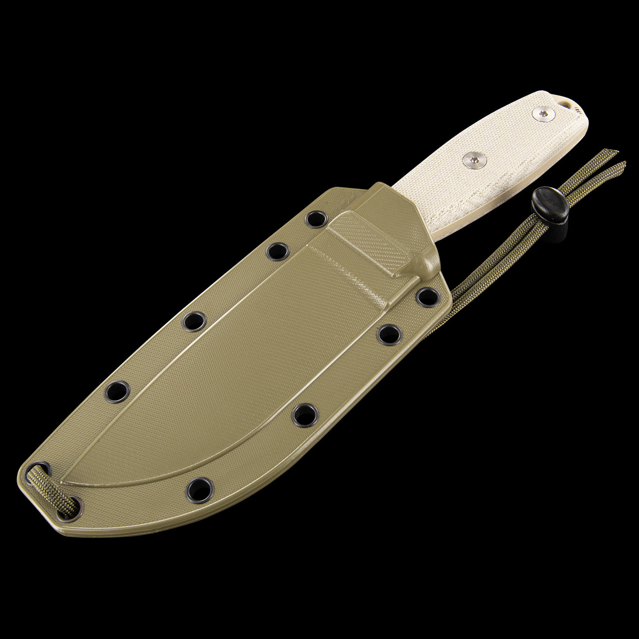 ESEE Model 4 Desert Tan Plain Edge / OD Sheath Knife (4P-DT)
