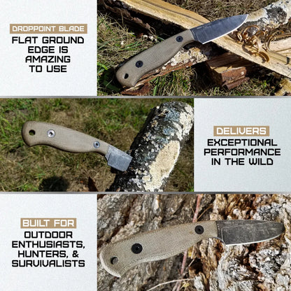 ESEE Camp Lore James Gibson ESJG3BO survival knife UK