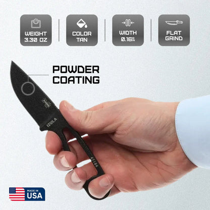 ESEE Izula Black fixed blade knife UK