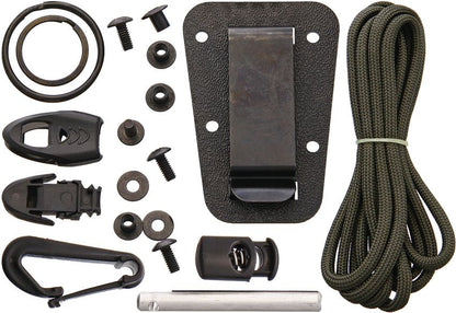 ESEE Knives Izula II Neck Knife WIth Kit Micarta Handle Tan Plain Edge IZULA-II-DT
