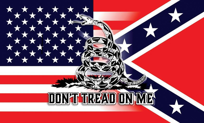 USA & Confederate Flag 3' x 5' - outdoor flag - image 1