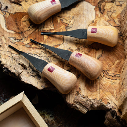 Flexcut 4 Piece Micro Palm Carving Tool Set - FR804
